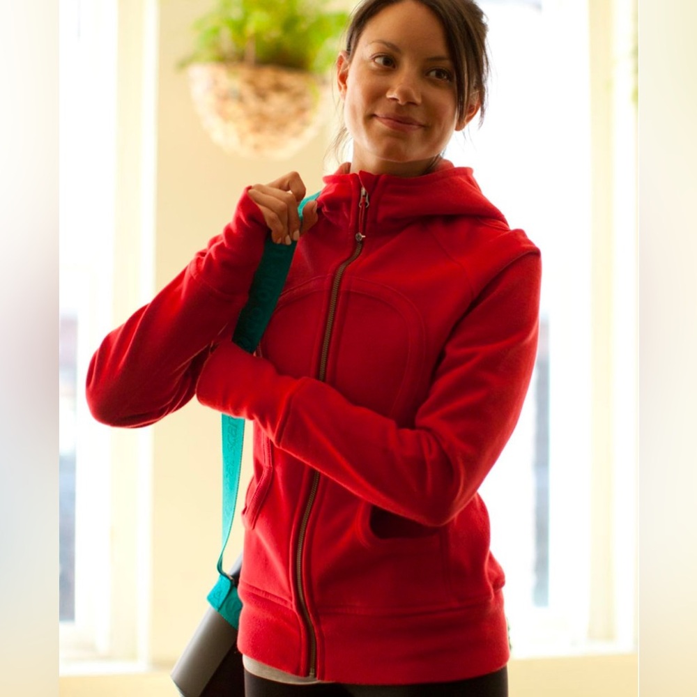 Lululemon - scuba full-zip jacket - red - Picture 12 of 12